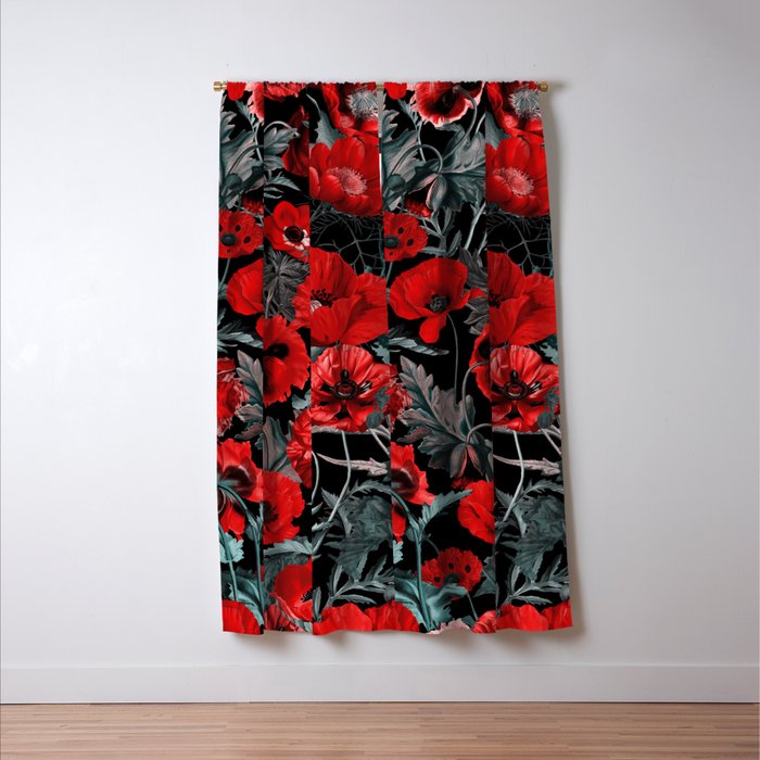 Poppy Garden Window Curtain Gallery Image 3