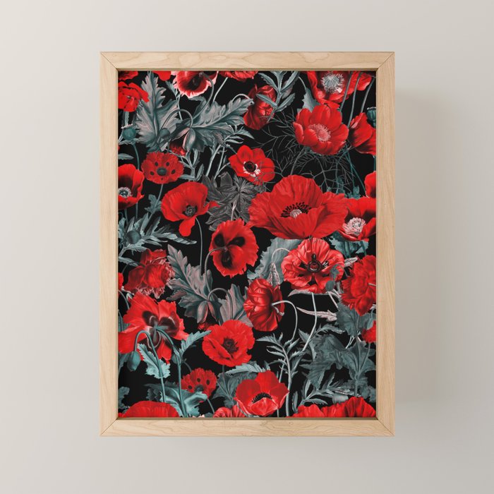 Poppy Garden Mini Art Print Gallery Image 1