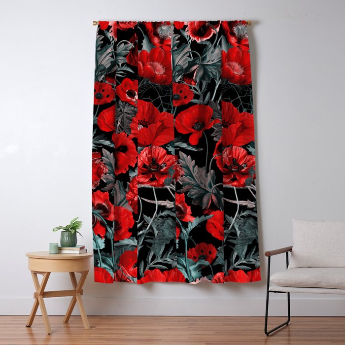 Poppy Garden Window Curtain Gallery Image 1