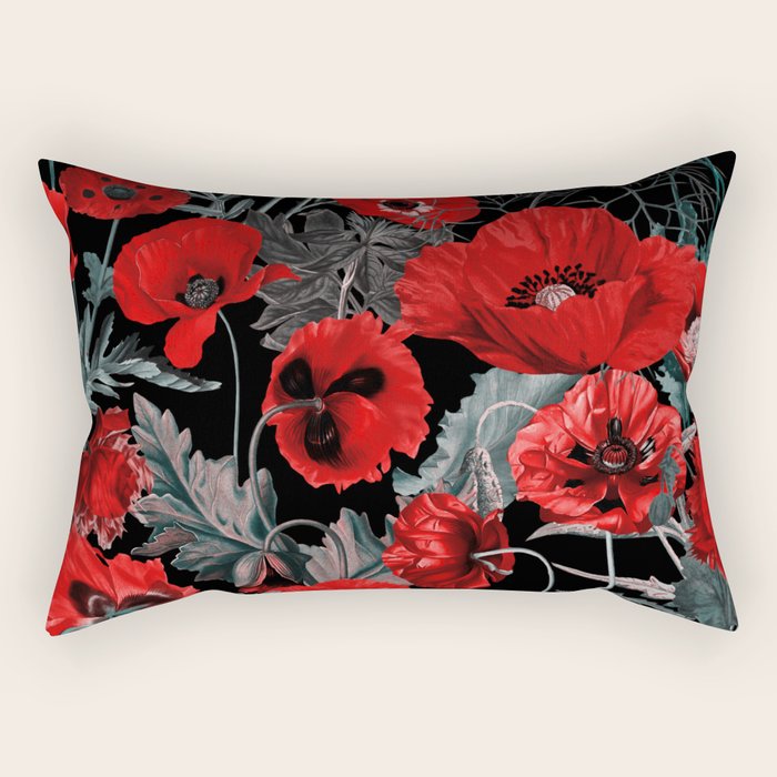 Poppy Garden Rectangular Pillow Gallery Image 1