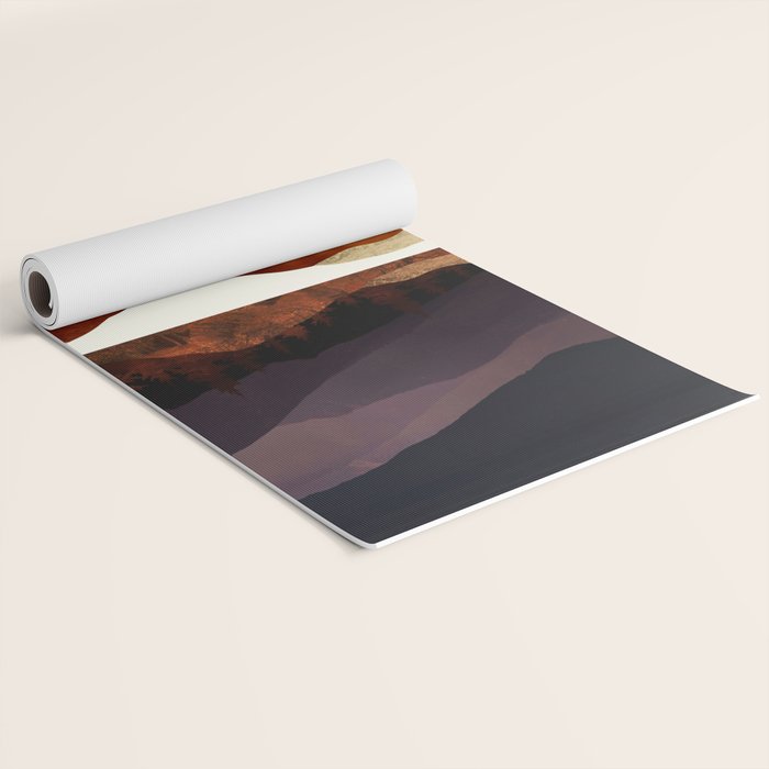 Rose Mountain Reflection Yoga Mat Gallery Image 2