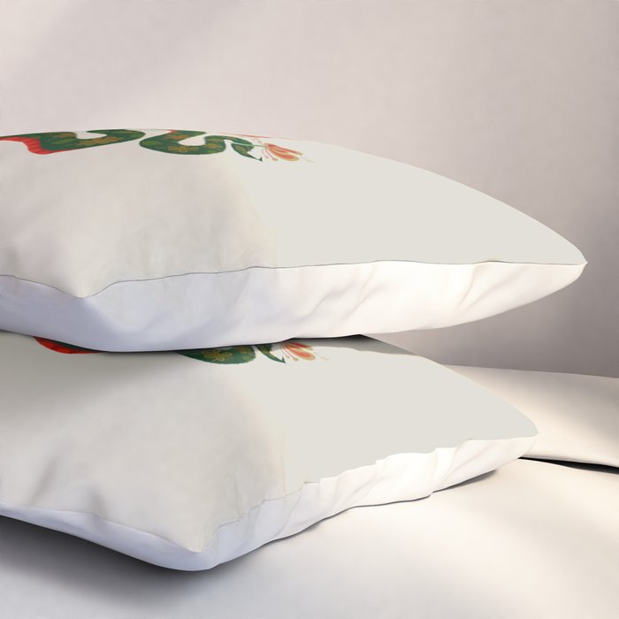 Snake and flowers Pillow Sham Gallery Image 3