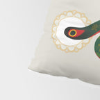 Snake and flowers Pillow Sham Gallery Image 4