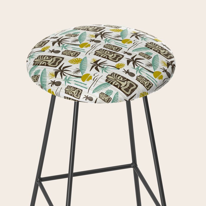 Island Tiki - White Stool Gallery Image 2
