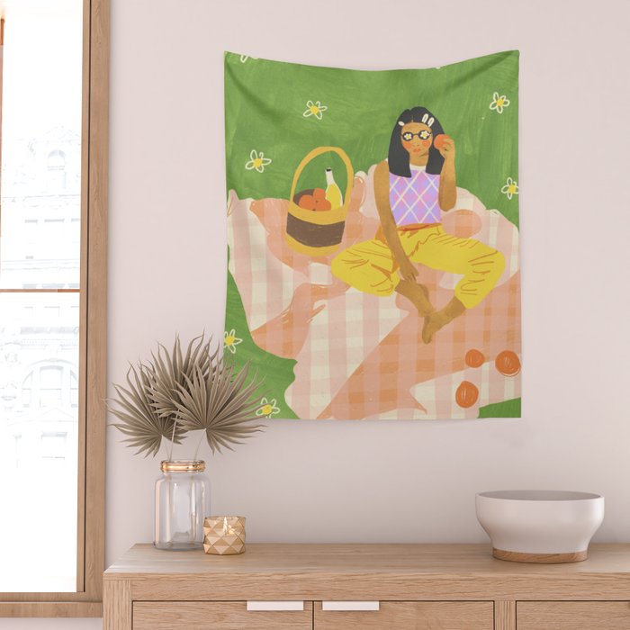 Picnic Wall Tapestry Gallery Image 2