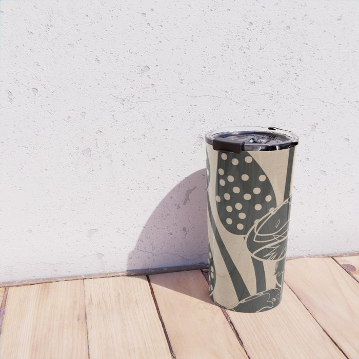 Abstract Mushrooms 6 Travel Mug Gallery Image 4