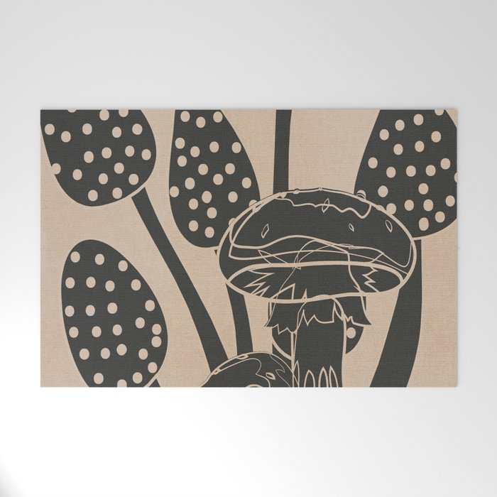Abstract Mushrooms 6 Welcome Mat Gallery Image 1