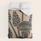 Abstract Mushrooms 6 Duvet Cover Gallery Image 6