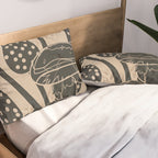 Abstract Mushrooms 6 Pillow Sham Gallery Image 2