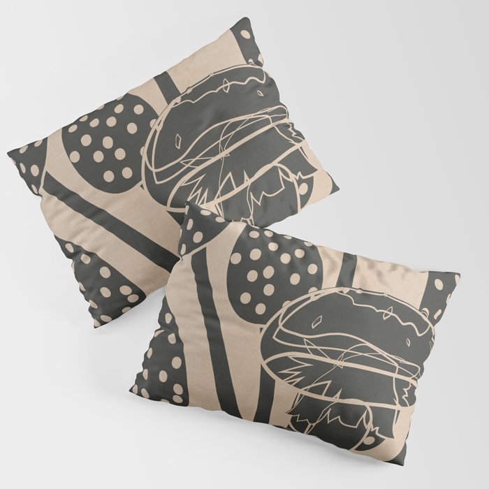 Abstract Mushrooms 6 Pillow Sham Gallery Image 1