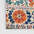 Shakhrisyabz Suzani Uzbekistan Antique Embroidery Print Poster Gallery Image 3