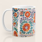 Shakhrisyabz Suzani Uzbekistan Antique Embroidery Print Coffee Mug Gallery Image 3