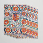 Shakhrisyabz Suzani Uzbekistan Antique Embroidery Print Wrapping Paper Gallery Image 3