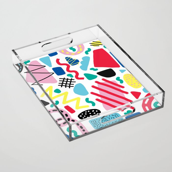 Memphis Pop Acrylic Tray Gallery Image 1