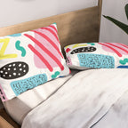 Memphis Pop Pillow Sham Gallery Image 2
