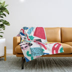 Memphis Pop Throw Blanket Gallery Image 1