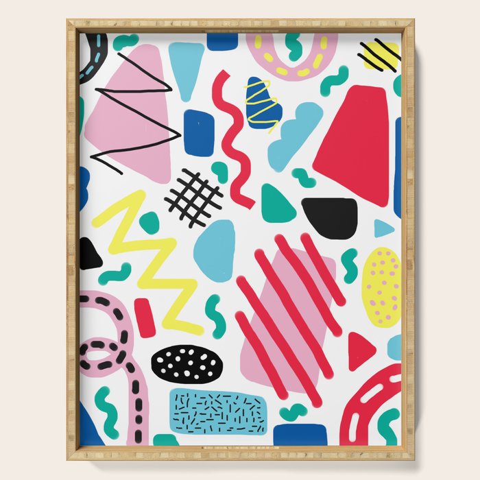 Memphis Pop Serving Tray Gallery Image 1