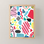Memphis Pop Mini Art Print Gallery Image 1