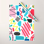 Memphis Pop Wrapping Paper Gallery Image 1