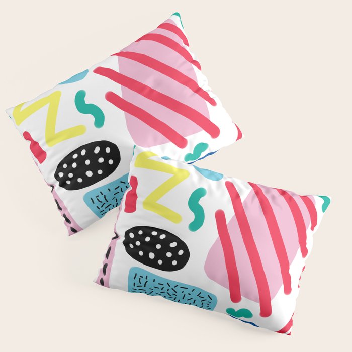 Memphis Pop Pillow Sham Gallery Image 1