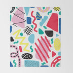 Memphis Pop Throw Blanket Gallery Image 2