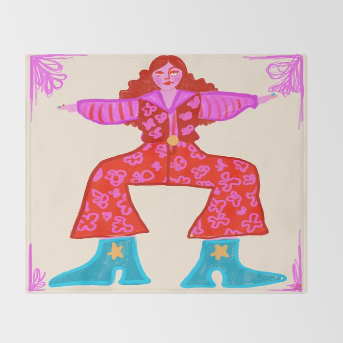 Dancing Queen Throw Blanket Gallery Image 2