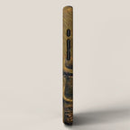 Freya's Tears - Starry Night (Golden Tears) portrait painting by Gustav Klimt iPhone Case Gallery Image 2