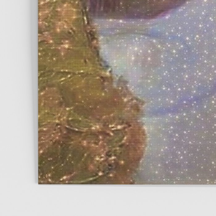 Freya's Tears - Starry Night (Golden Tears) portrait painting by Gustav Klimt Poster Gallery Image 3