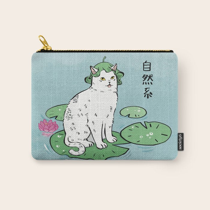 Lotus Cat Carry All Pouch Gallery Image 1