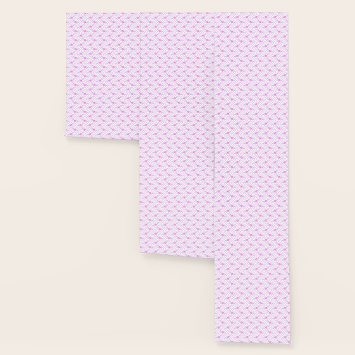 Pink love heart face checkered pattern Wallpaper Gallery Image 3