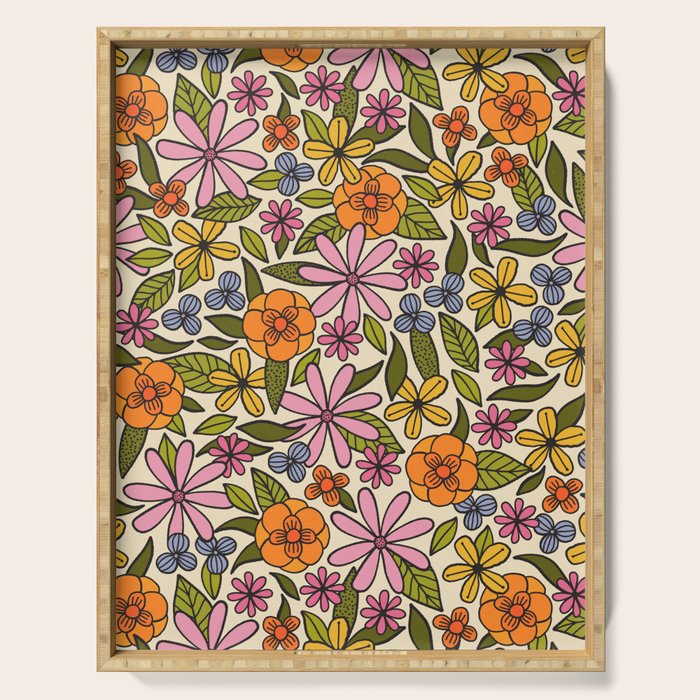 Summer Garden #11 Serving Tray Gallery Image 1