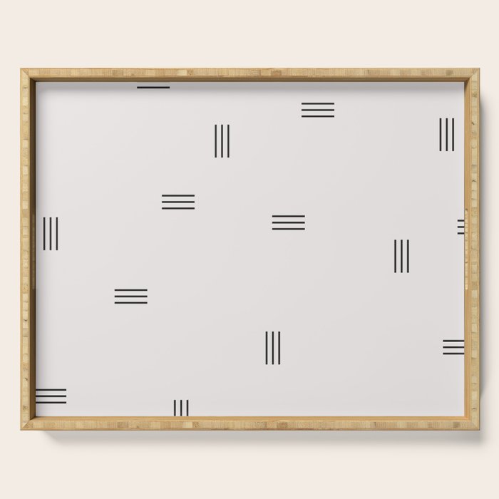 stripe Serving Tray Gallery Image 1