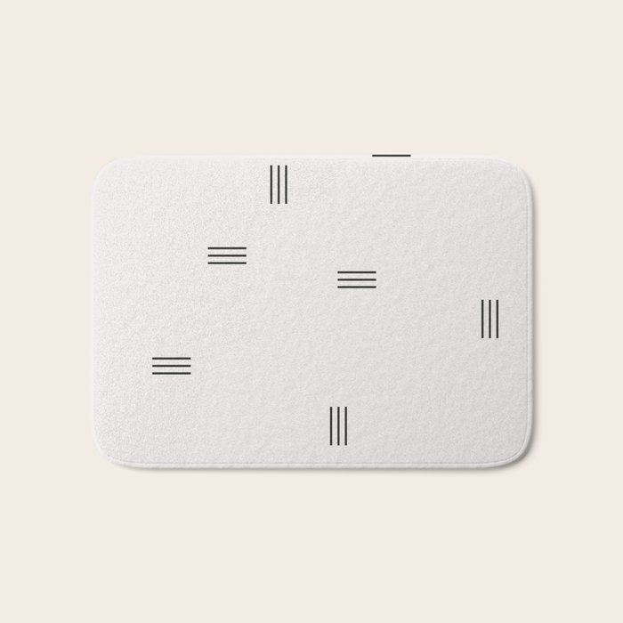 stripe Bath Mat Gallery Image 1