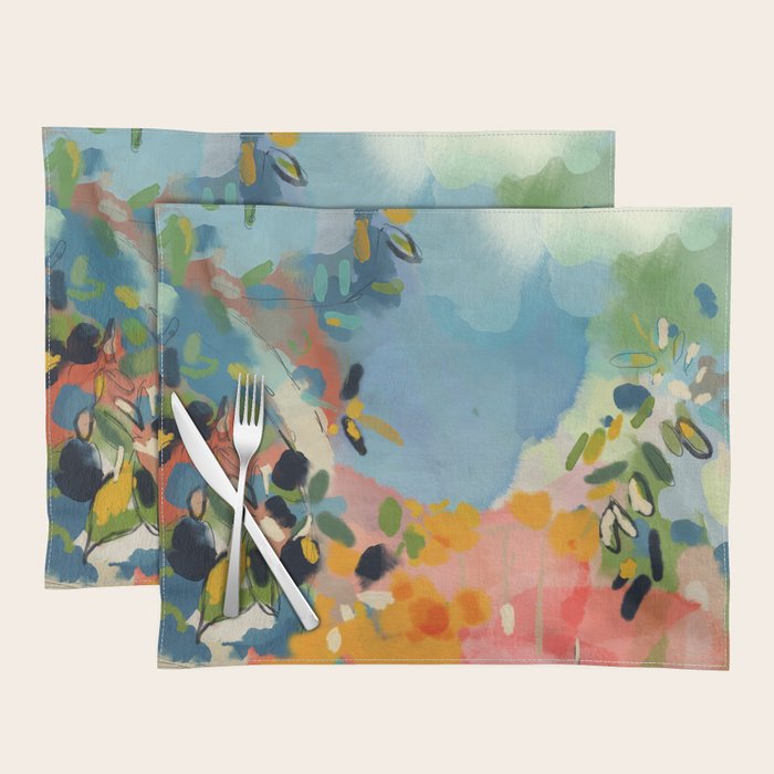 garden with sea view and olive tree Placemat Gallery Image 1
