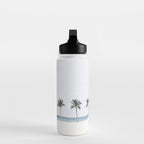 Palm trees 6 Water Bottle Gallery Image 3