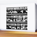 Wine Bottles in Black And White #decor #society6 #buyart Wall Mural Gallery Image 2