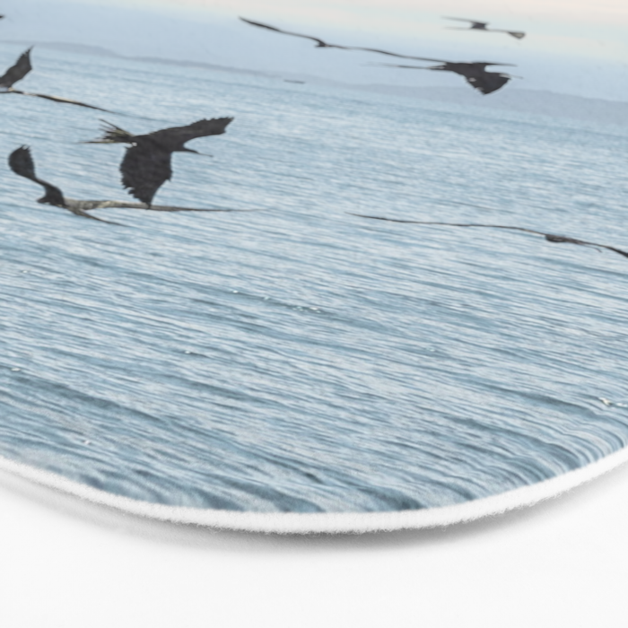 Flock of Birds at Sunset Bath Mat Gallery Image 3