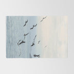Flock of Birds at Sunset Rug Gallery Image 2