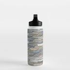 Gray Slate Stone Brick Texture Faux Wall Water Bottle Gallery Image 3