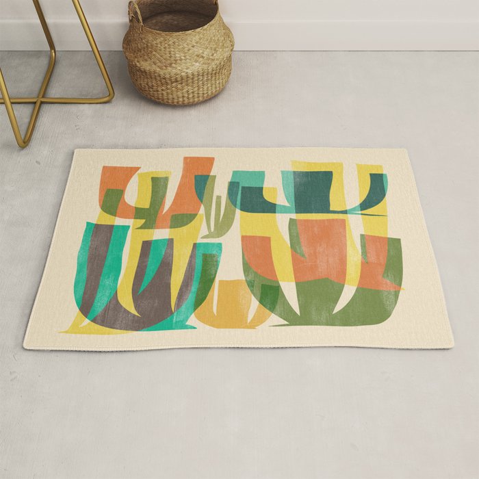 Desert vegetation Rug Gallery Image 1