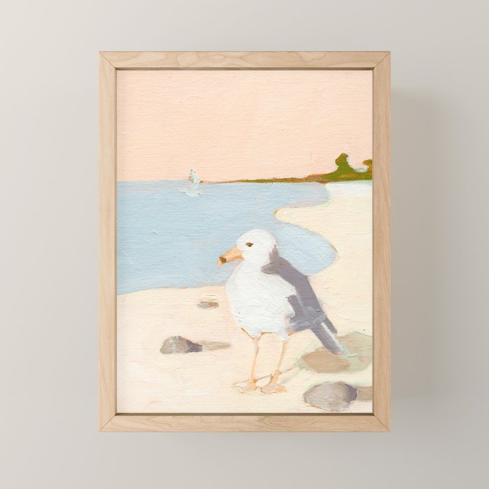 Seagull Mini Art Print Gallery Image 1