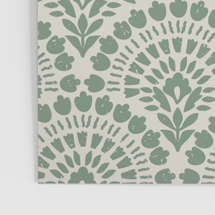 Art Deco Sage Green Boho Poster Gallery Image 3