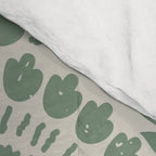 Art Deco Sage Green Boho Comforter Gallery Image 4