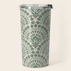 Art Deco Sage Green Boho Travel Mug Gallery Image 2