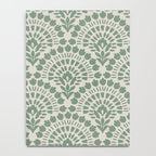 Art Deco Sage Green Boho Notebook Gallery Image 4