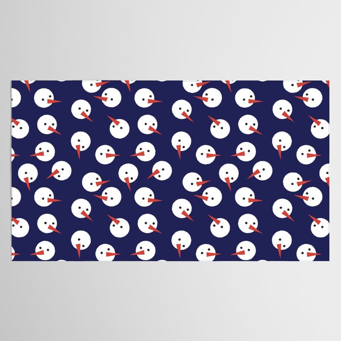 Snowmen pattern on dark Tablecloth Gallery Image 2