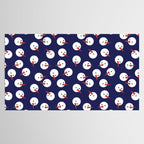Snowmen pattern on dark Tablecloth Gallery Image 2