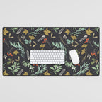 Boho vintage nature Desk Mat Gallery Image 1