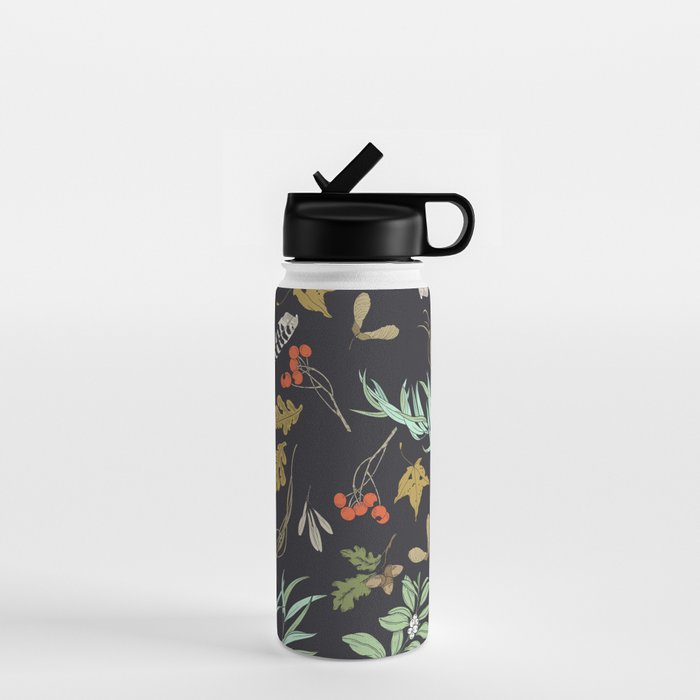 Boho vintage nature Water Bottle Gallery Image 1