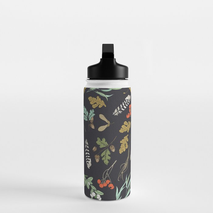 Boho vintage nature Water Bottle Gallery Image 3